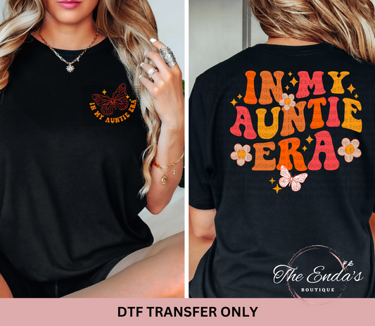 In My Auntie Era (FRONT/BACK SET) DTF Transfer