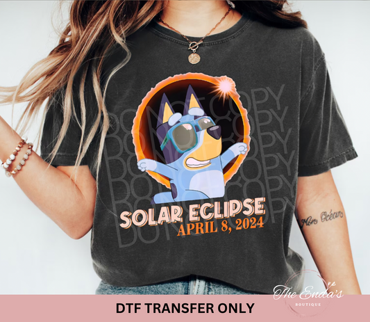 Bluey Solar Eclipse DTF Transfer