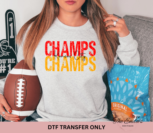 KC Champs Champs DTF Transfer