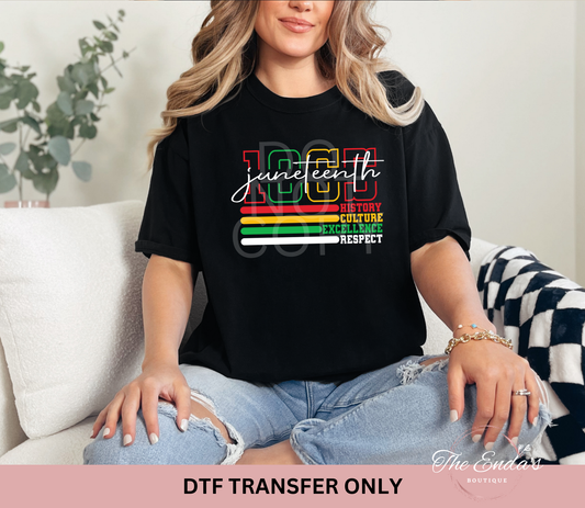 Juneteenth 1865 DTF Transfer