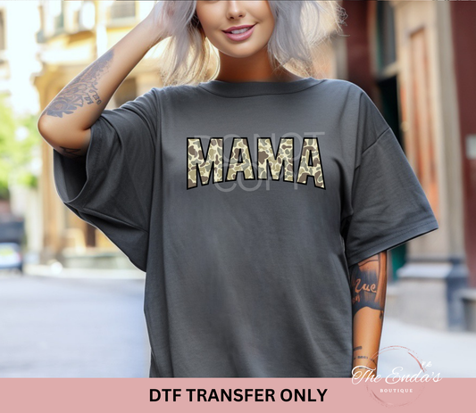 Camo Mama DTF Transfer