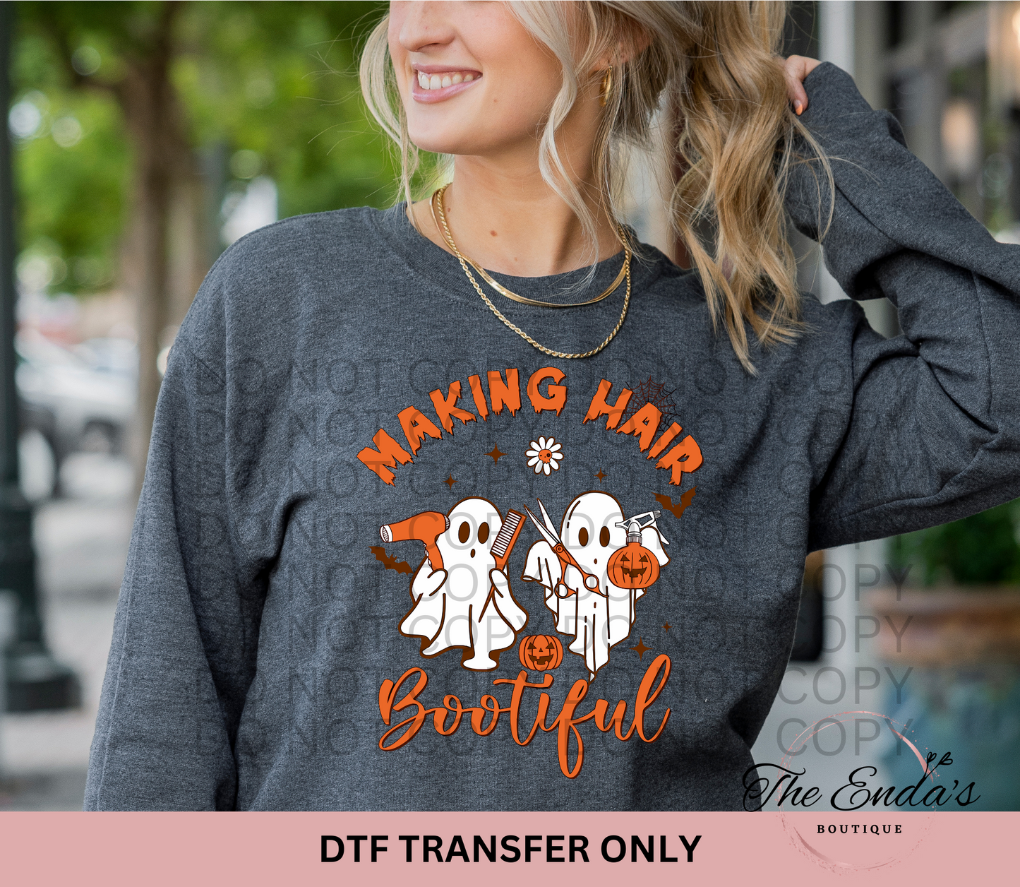 Making Hair Bootiful DTF Transfer