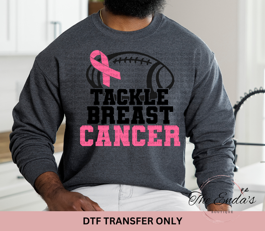 Tackle Breast Cancer DTF Transfer