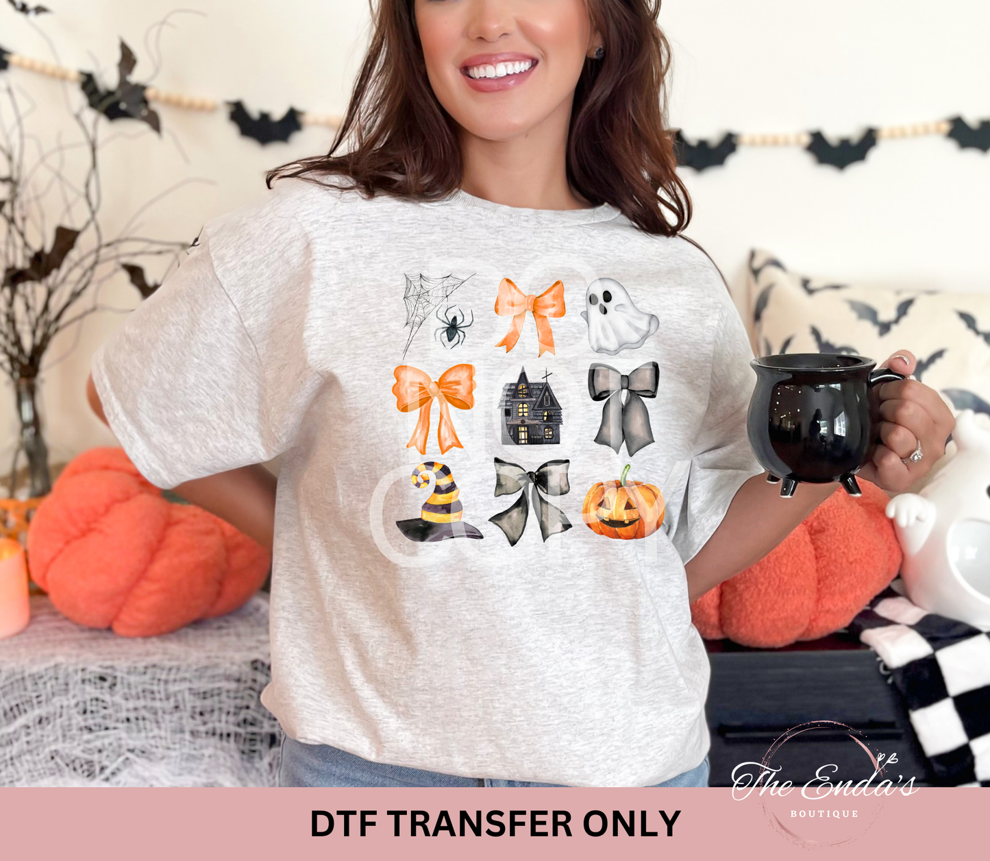 Coquette Halloween DTF Transfer