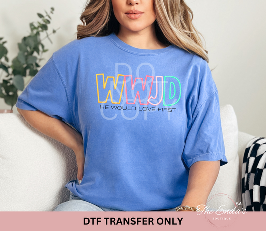 WWJD DTF Transfer