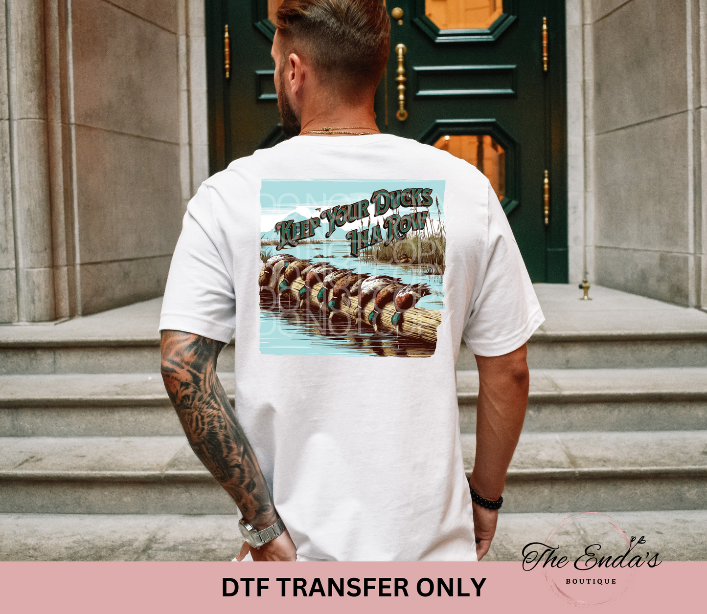 Keep Your Ducks In A Row DTF Transfer