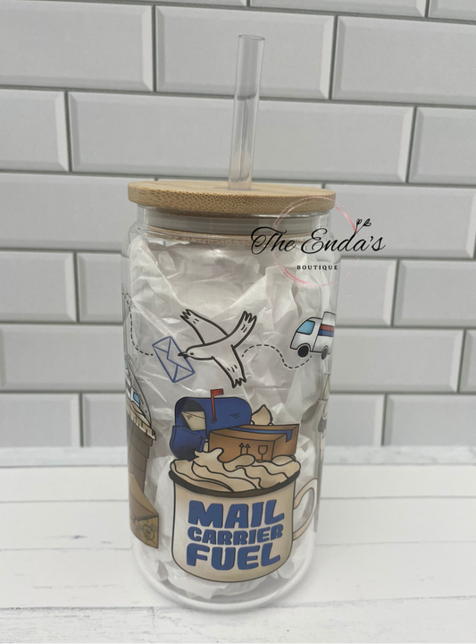 Mail Carrier Fuel Glass Cup