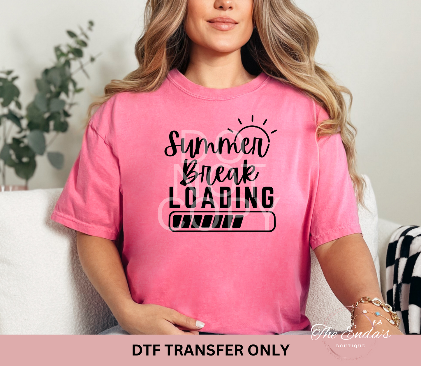 Summer Break Loading DTF Transfer