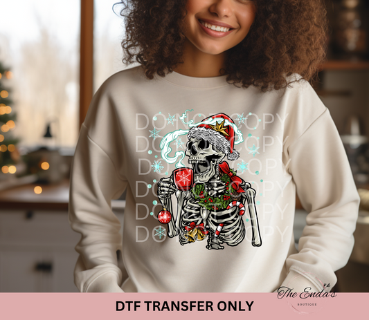 Skellie Santa DTF Transfer