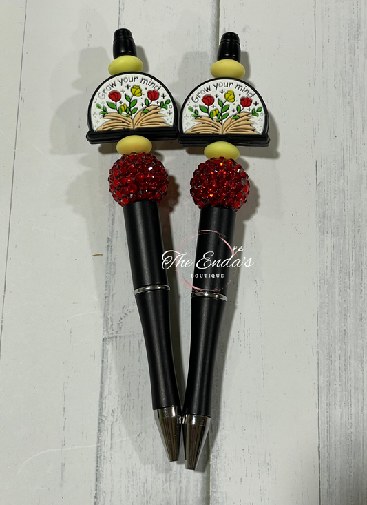 Grow Your Mind Beaded Pen