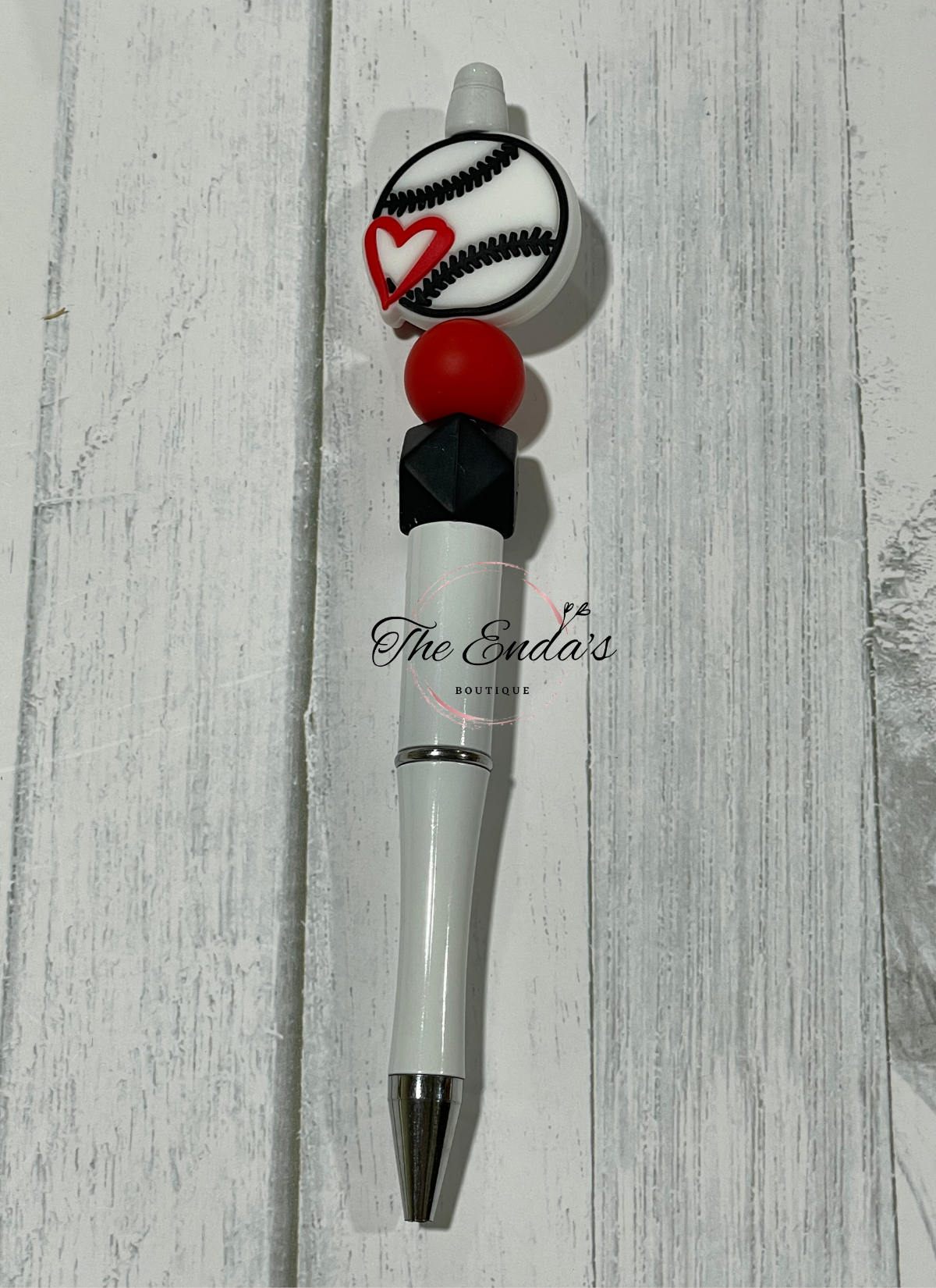 Baseball Beaded Pen