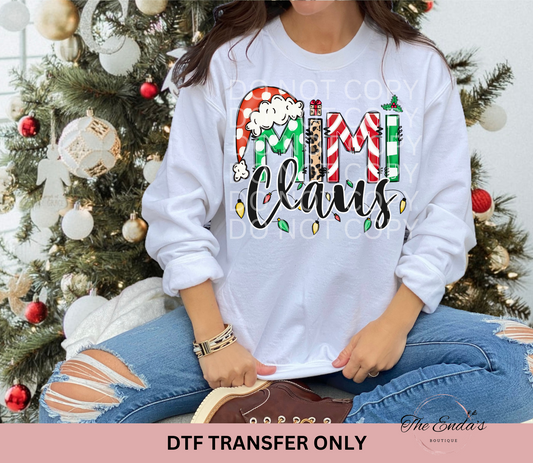 Mimi Claus DTF Transfer