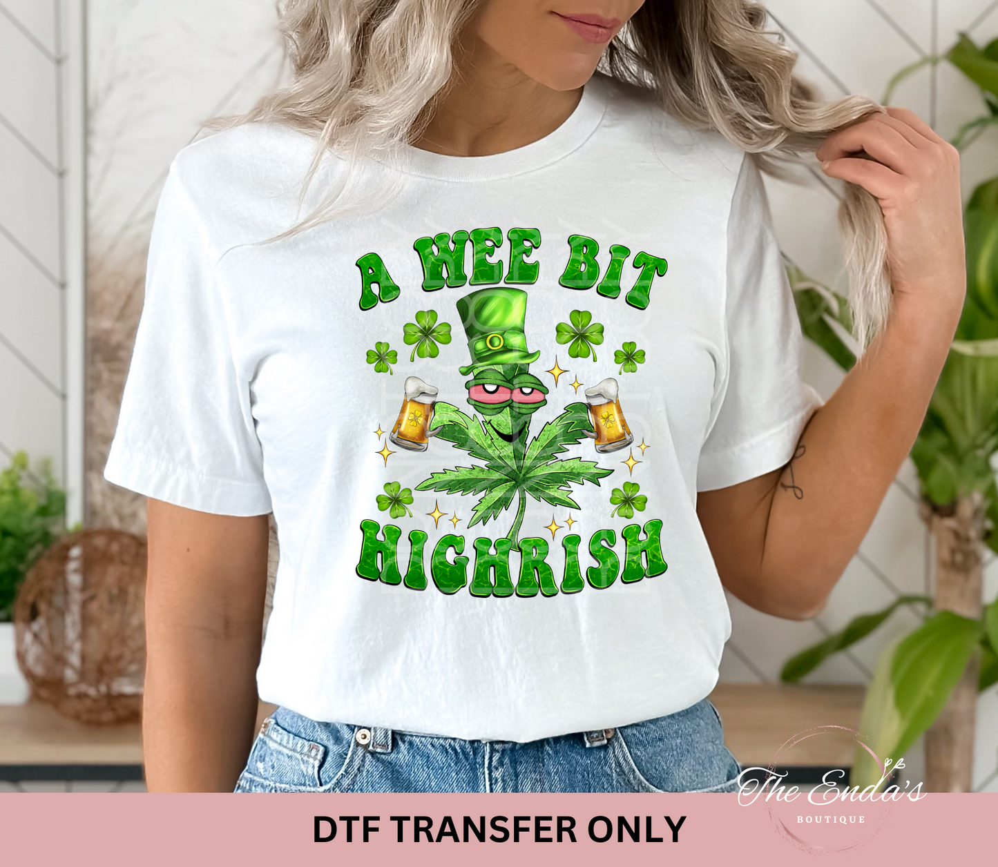 A Wee Bit Highrish DTF Transfer