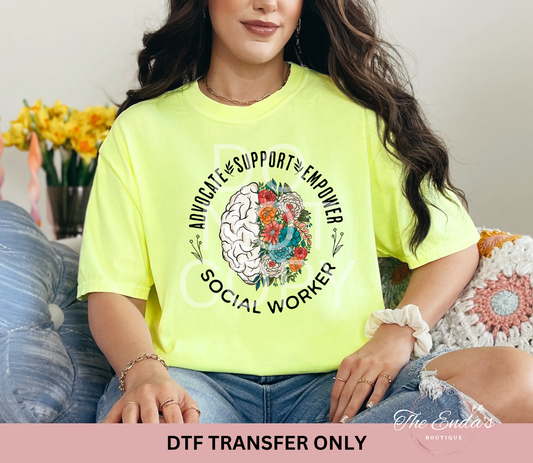 Advocate Support Empower DTF Transfer