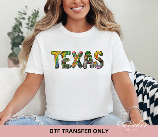 Texas Weather Radar DTF Transfer