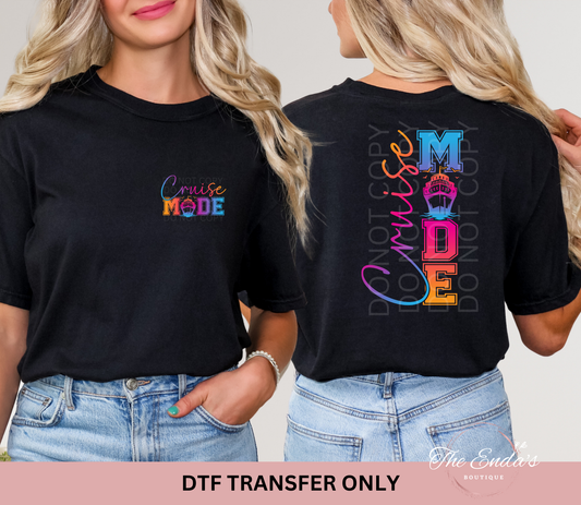 Cruise Mode (FRONT/BACK SET) DTF Transfer