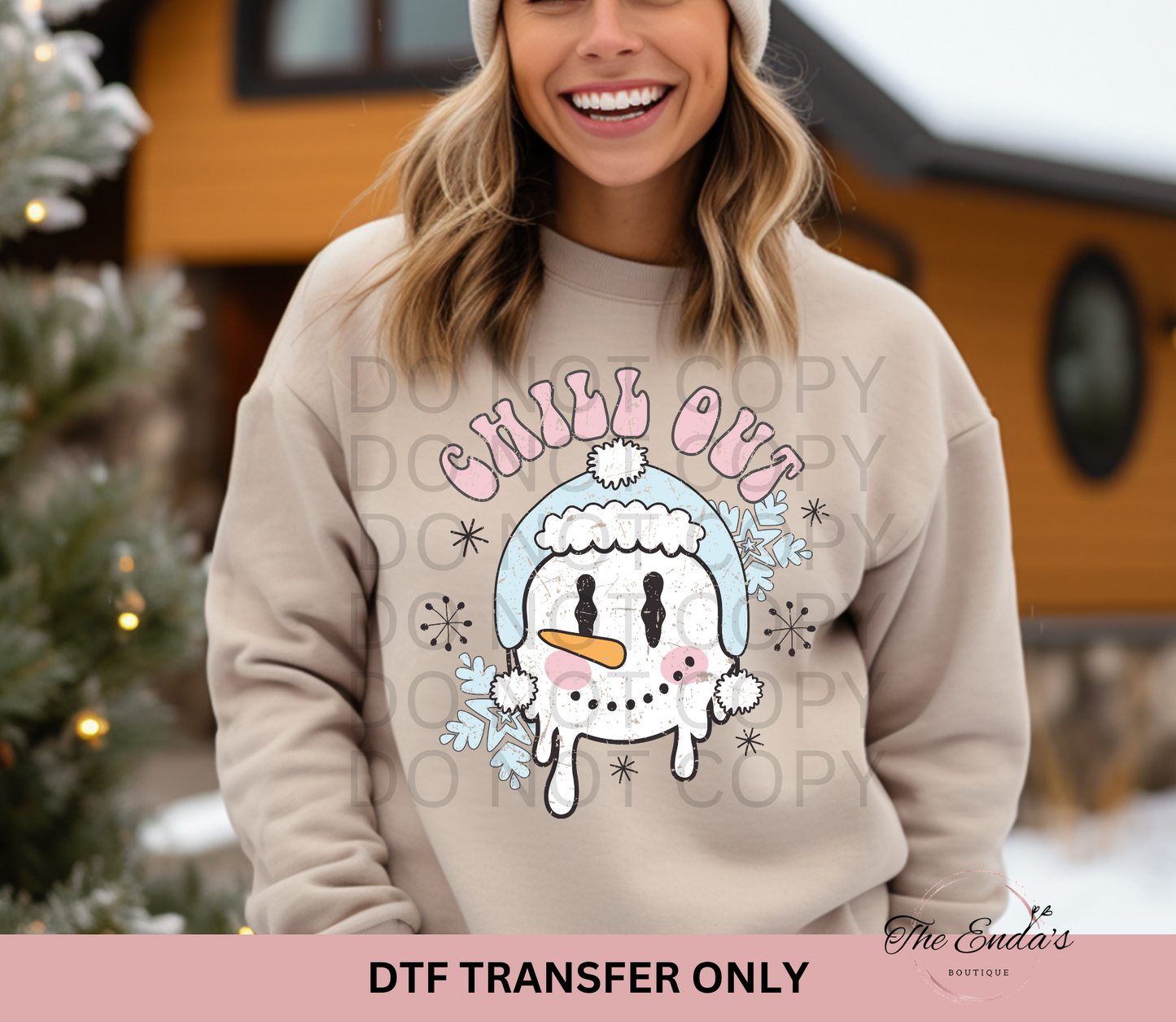 Chill Out DTF Transfer