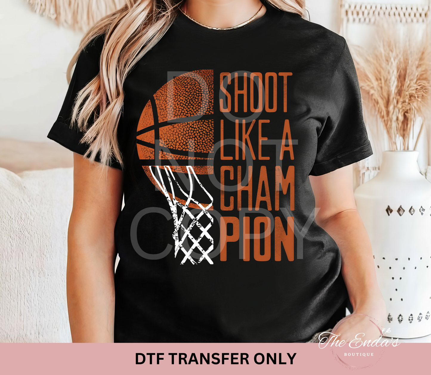 Shoot Like A Champion DTF Transfer