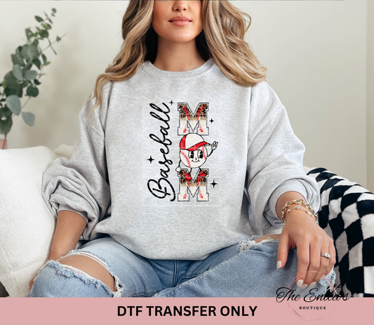 Baseball Mom DTF Transfer