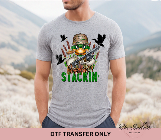 Quackin' & Stackin' DTF Transfer