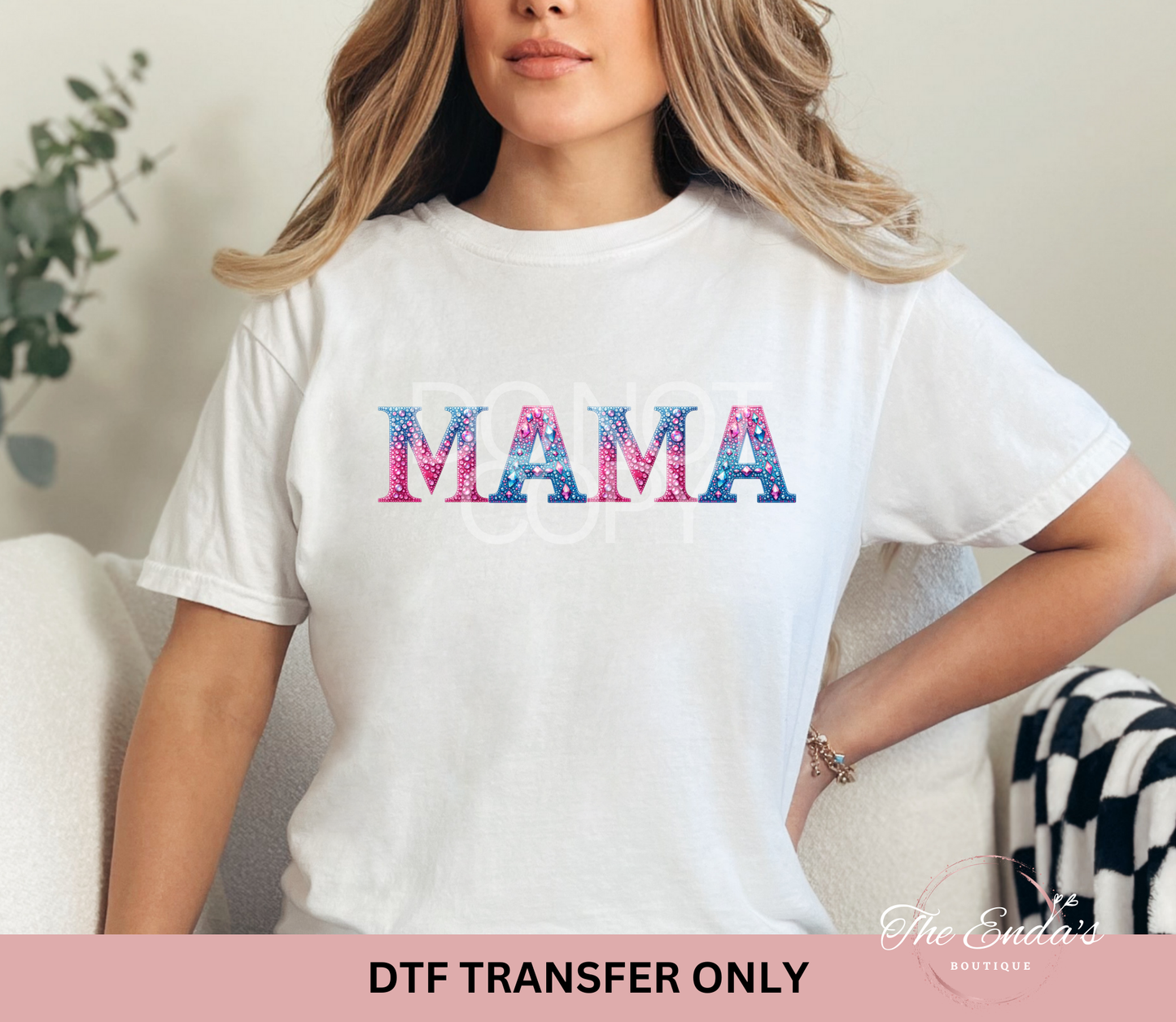 Rhinestone Mama DTF Transfer