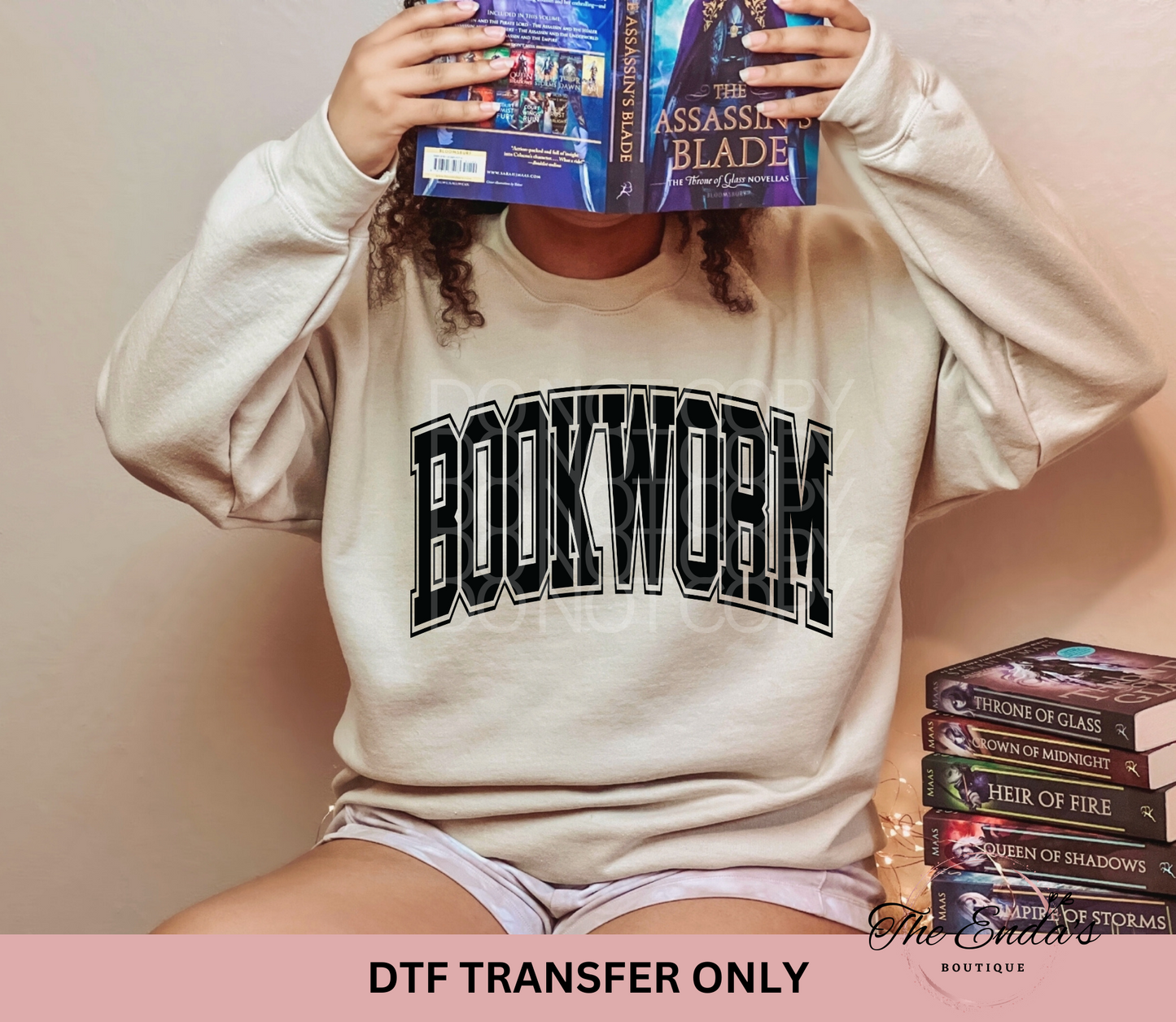 Bookworm DTF Transfer