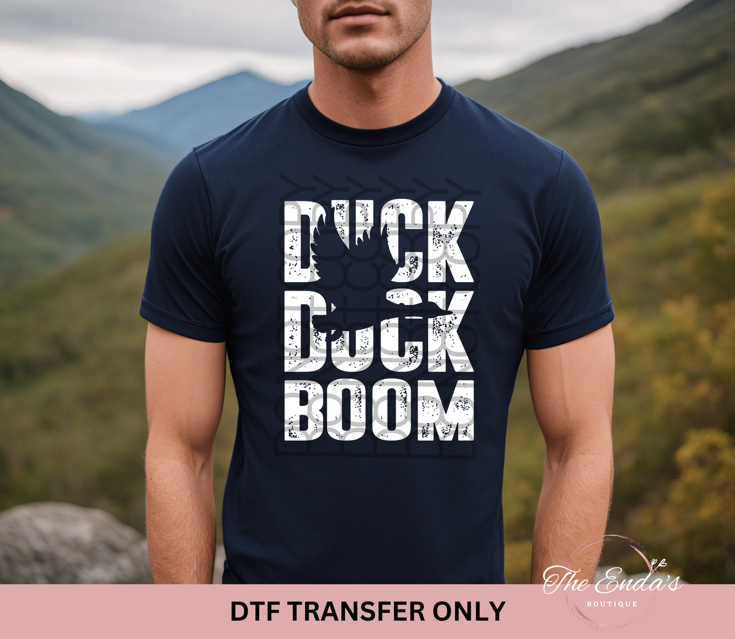 Duck Duck Boom DTF Transfer