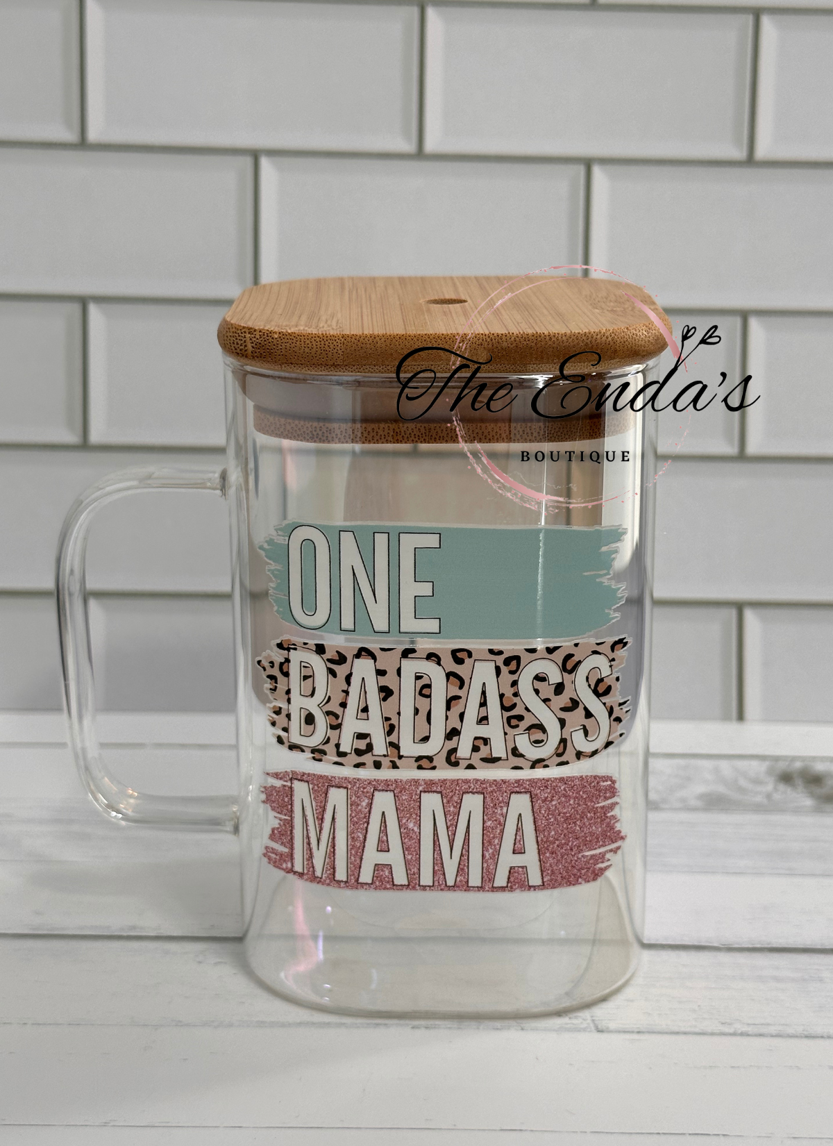 One Badass Mama Square Iridescent Cup