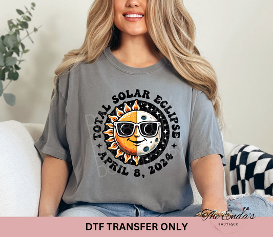 Total Solar Eclipse DTF Transfer