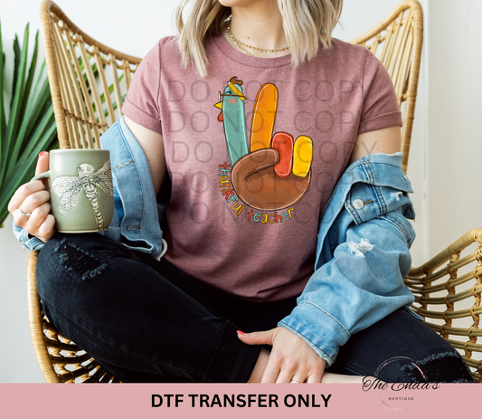 Thankful Teacher DTF Transfer