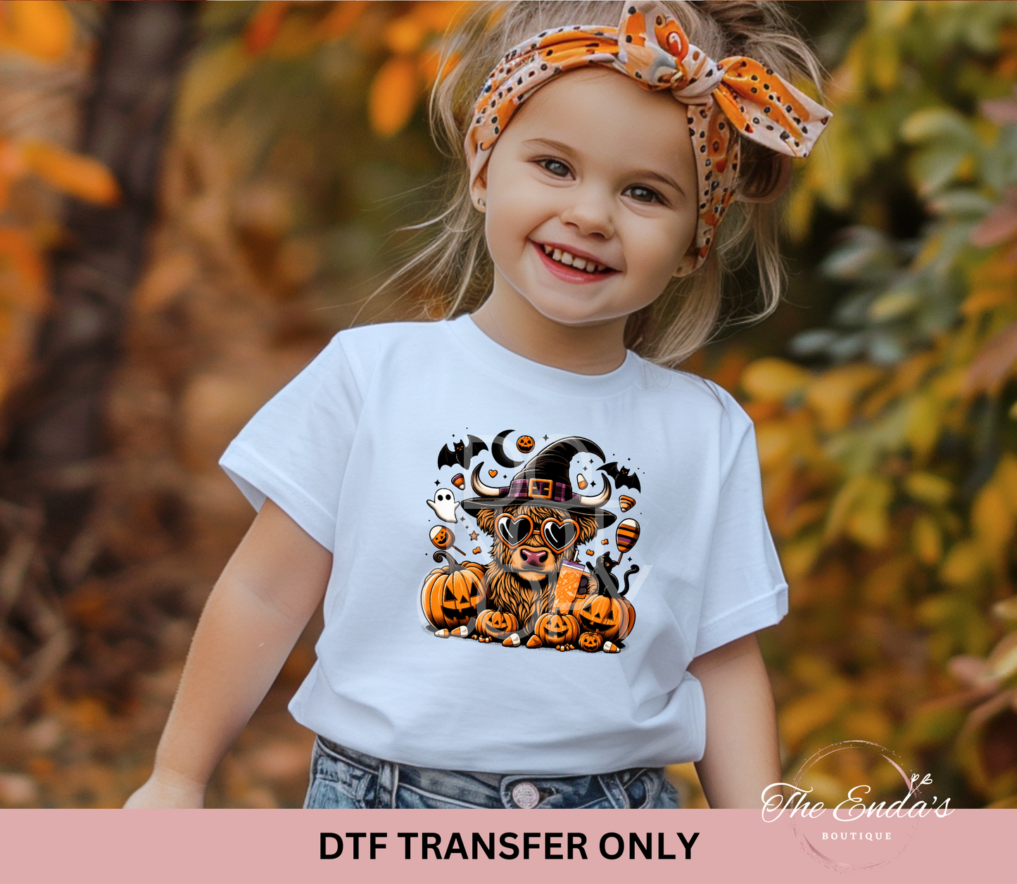 Halloween Highland DTF Transfer