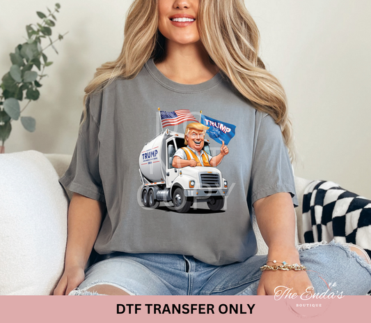 Trump Truck DTF Transfer