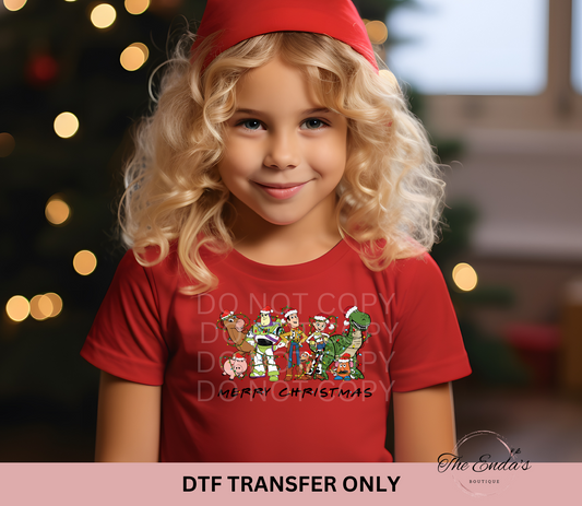 Toy Story Merry Christmas DTF Transfer