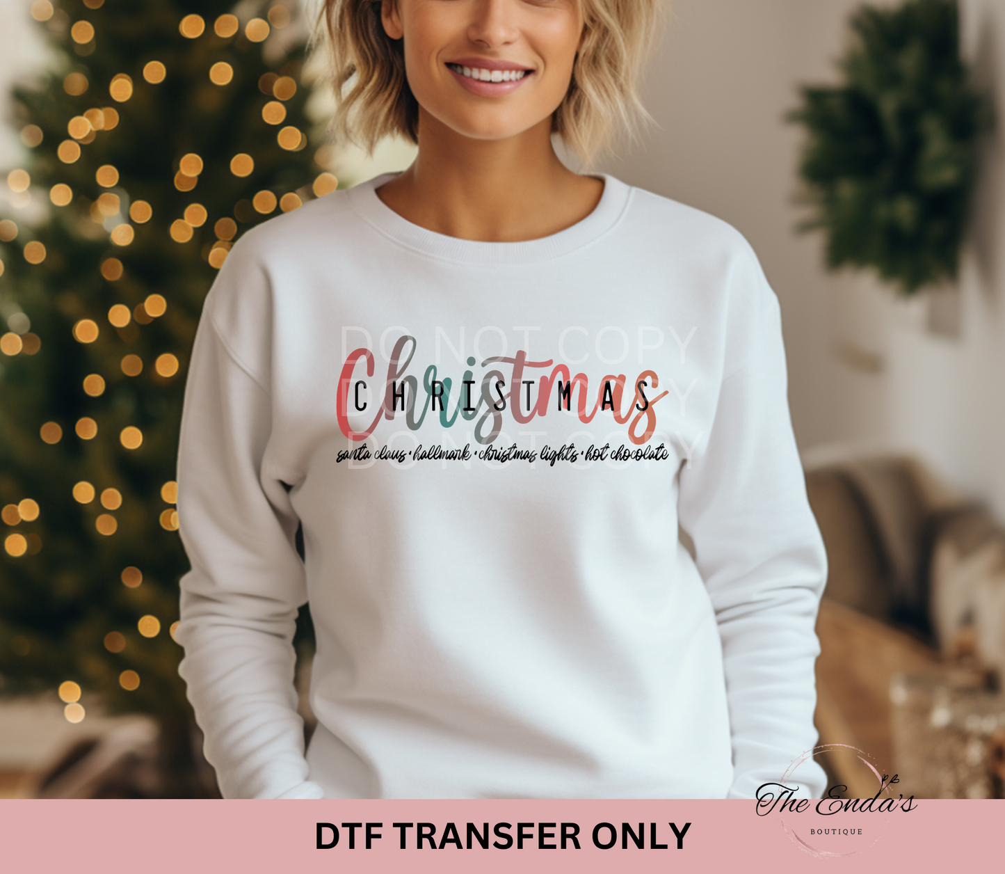 Christmas DTF Transfer