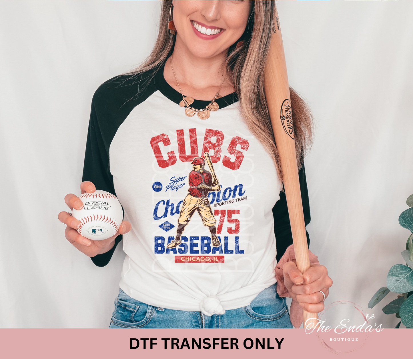 Vintage Cubs DTF Transfer – The Enda's Boutique