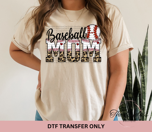 Baseball Mom DTF Transfer