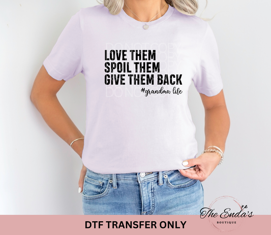 #Grandmalife DTF Transfer