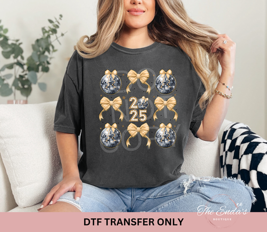 2025 Disco Coquette DTF Transfer