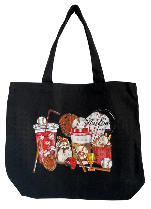 All Things Baseball Tote Bag