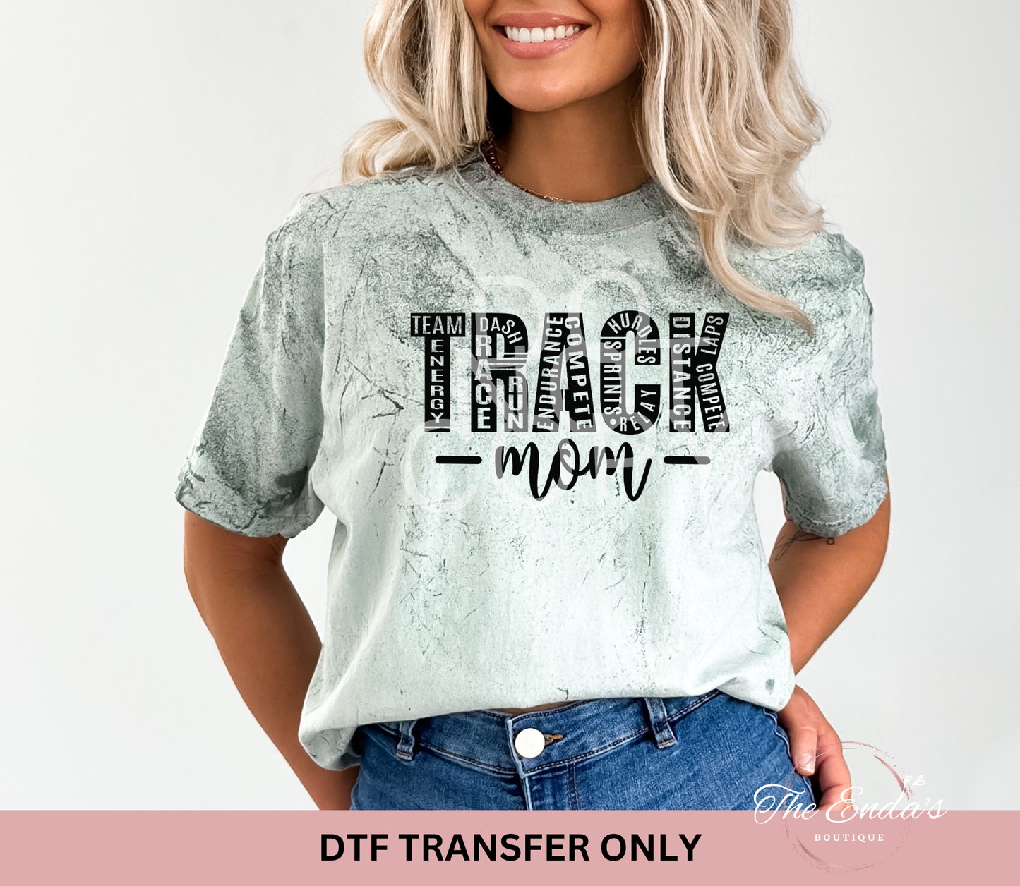 Track Mom DTF Transfer