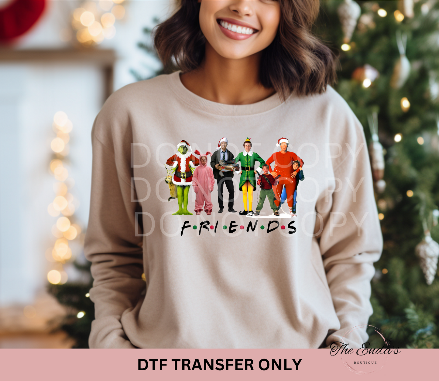 Christmas Friends DTF Transfer