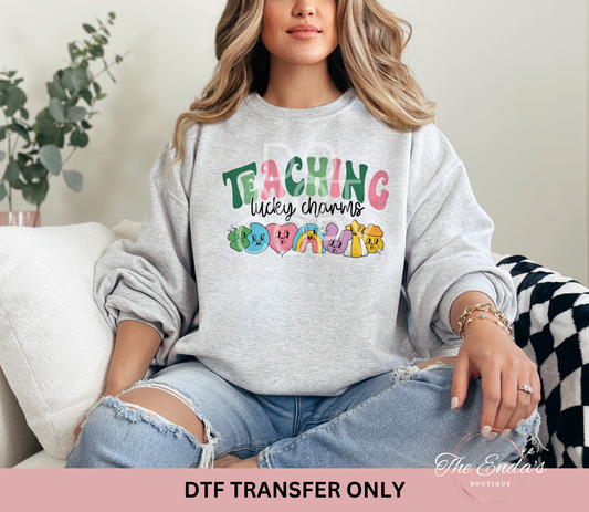 Teaching Lucky Charms DTF Transfer