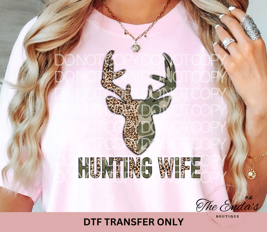 Hunting Wife DTF Transfer