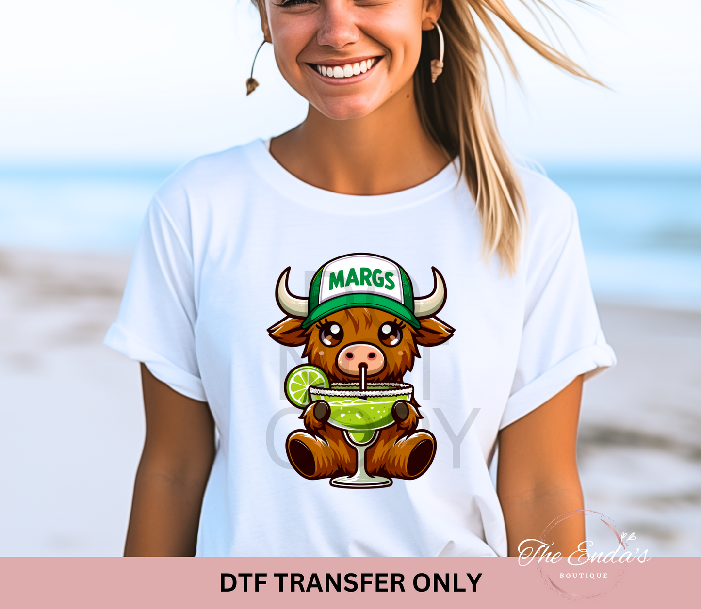 Margs Highland Cow DTF Transfer