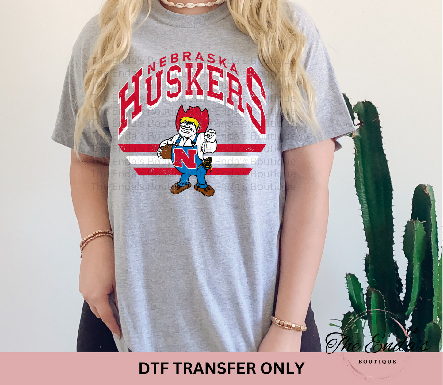 NE Huskers Football DTF Transfer