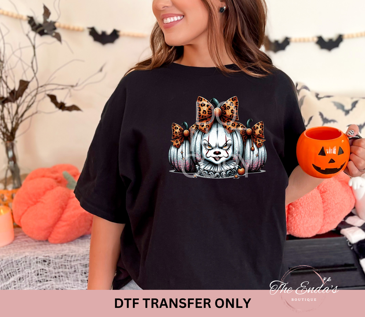 Pennywise Pumpkin DTF Transfer