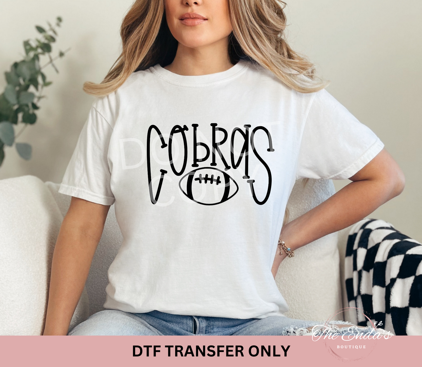 Cobras Football DTF Transfer