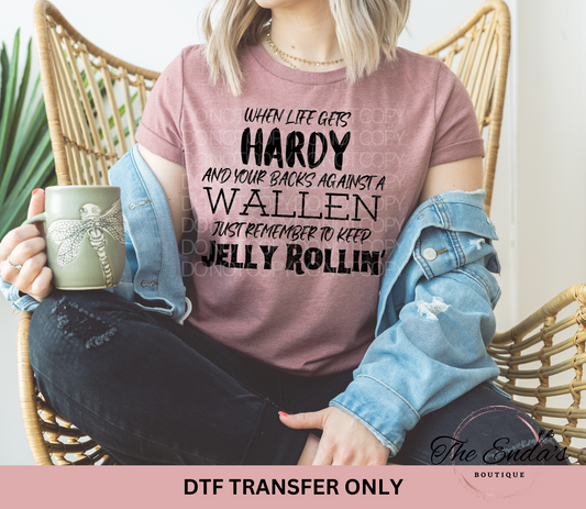 Hardy, Wallen, Jelly Roll DTF Transfer