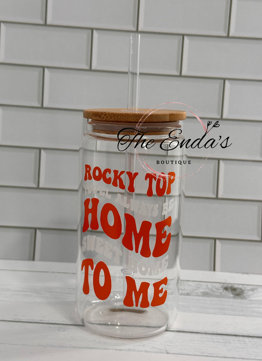 Rocky Top You'll Always Be Glass Cup