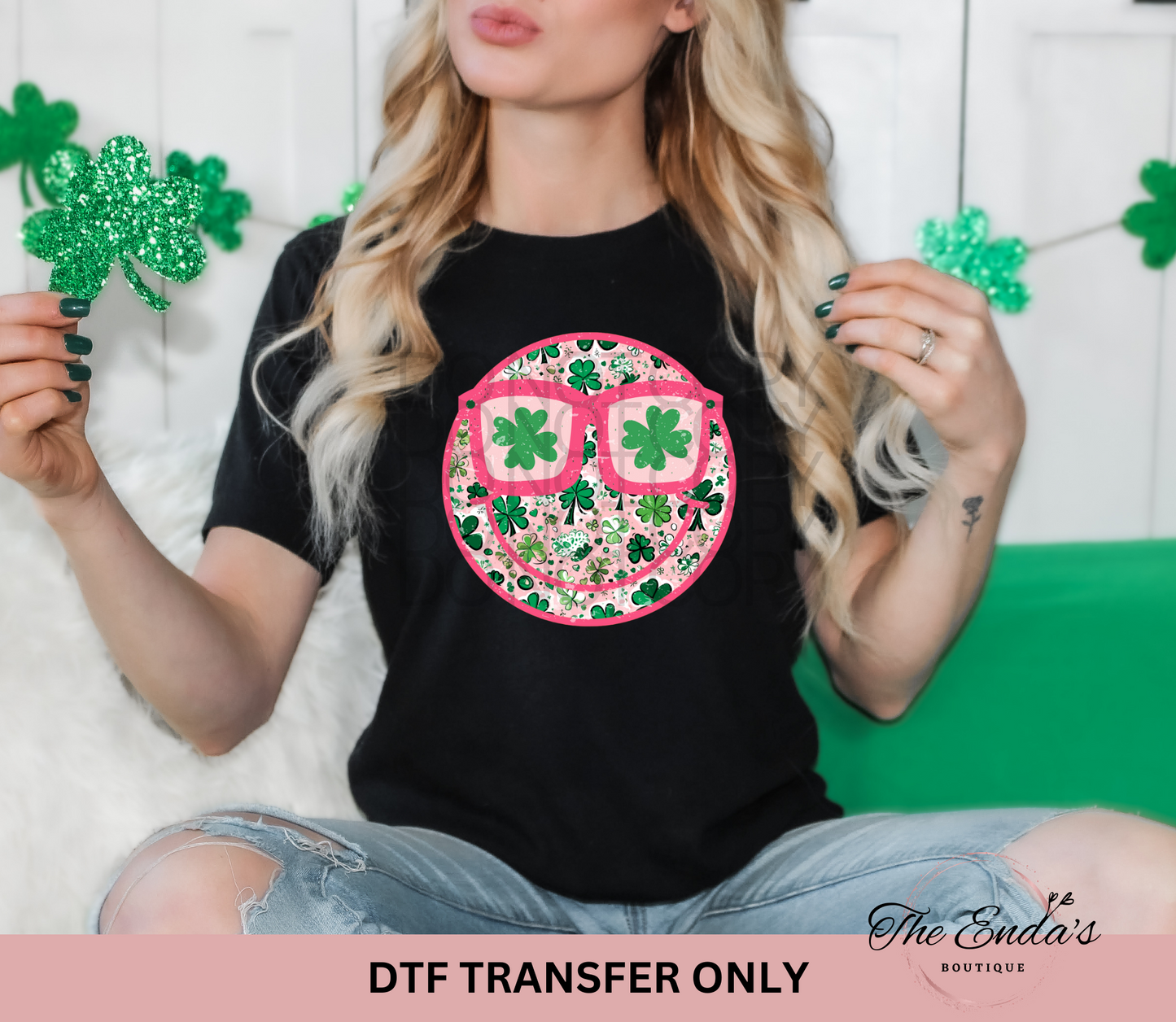 St. Patrick's Smile DTF Transfer